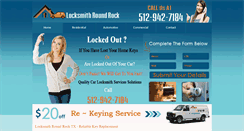 Desktop Screenshot of locksmith-roundrock.com
